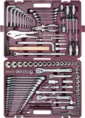 Набор инструмента универсальный Thorvik TS142 (1/4", 3/8" и 1/2"DR, 142 предмета)
